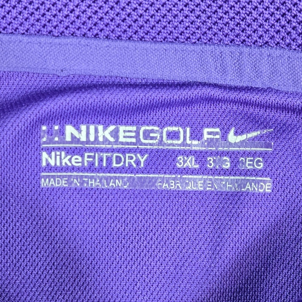 Nike Mens 3XL Purple Bay Hill Arnold Palmer Invitational Golf Polo Shirt - Picture 6 of 8